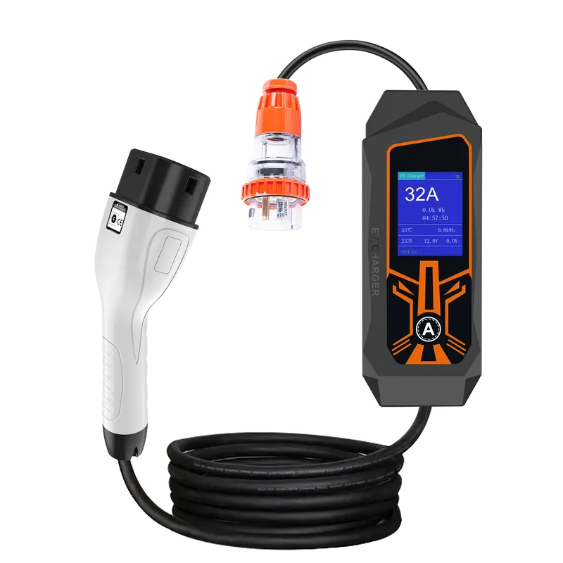 AP01 Portable EV Charger 32A 7 - Portable Ev Charger 32A Type 2 Cee Plug recension och pris